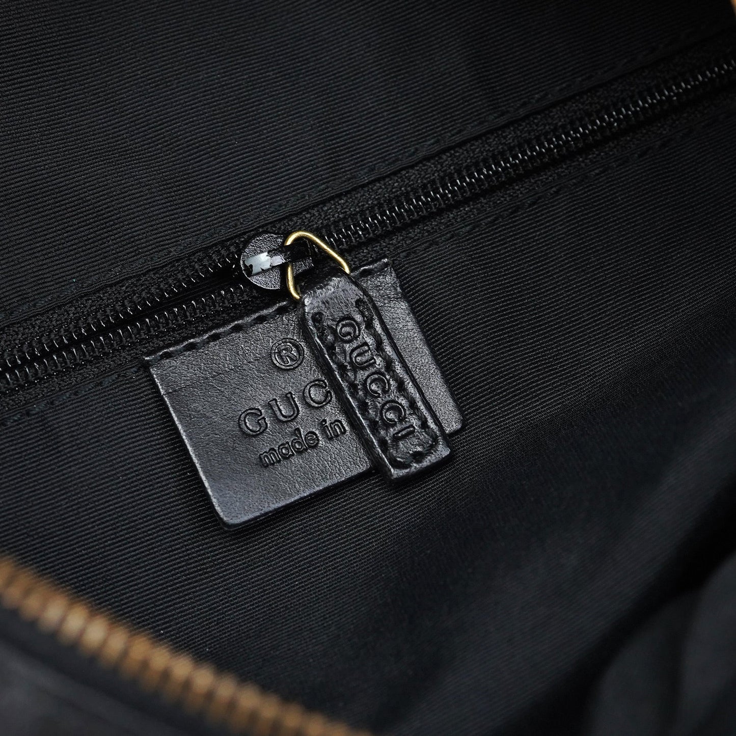 Black GG Canvas Crossbody Bag