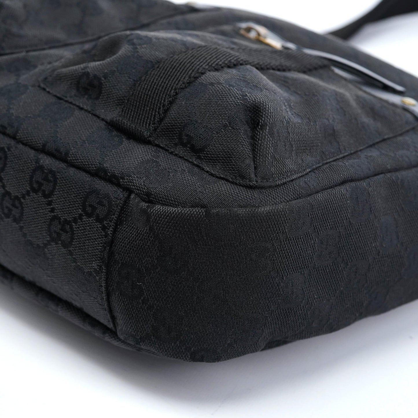 Black GG Canvas Crossbody Bag