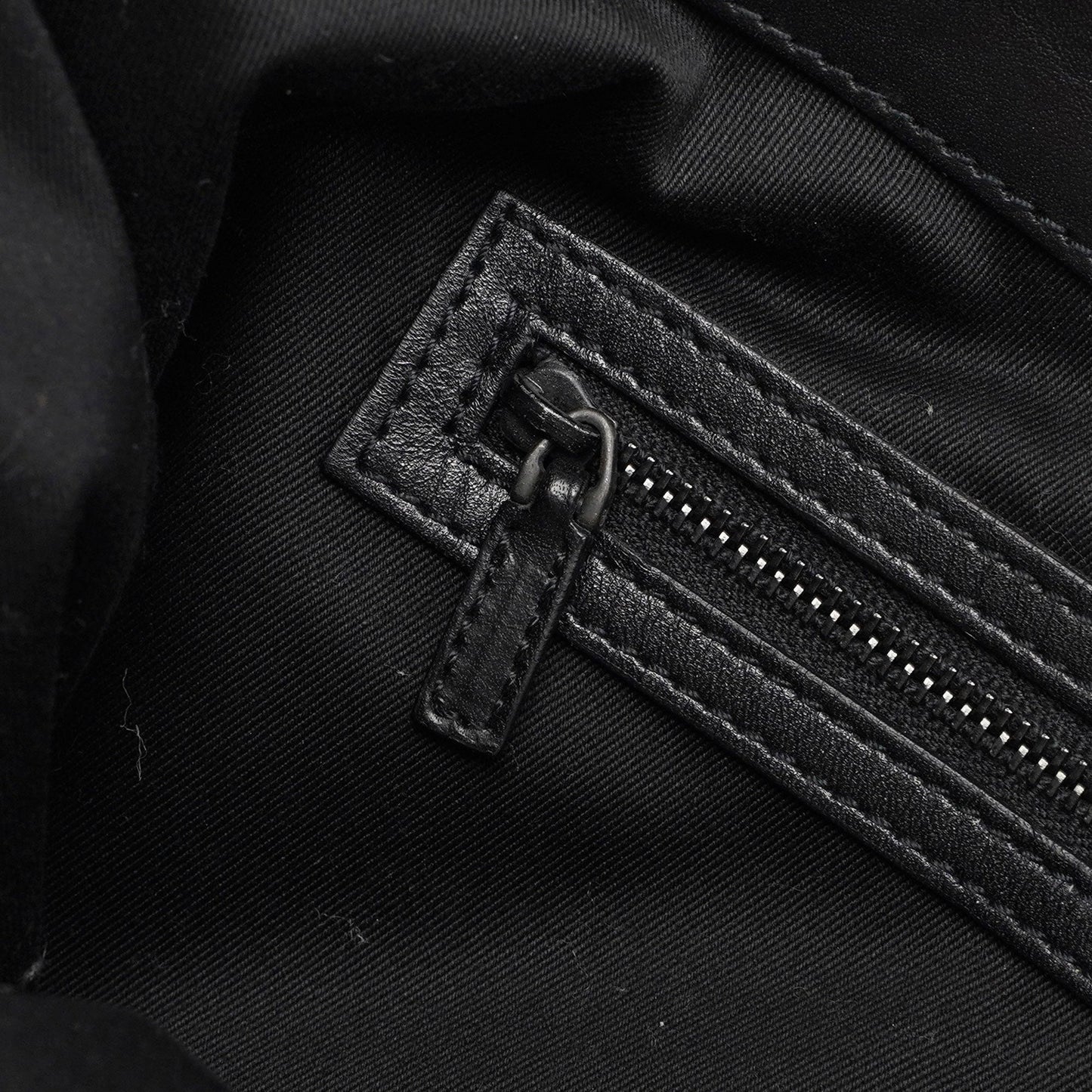 Black GG Canvas Leather Shoulder