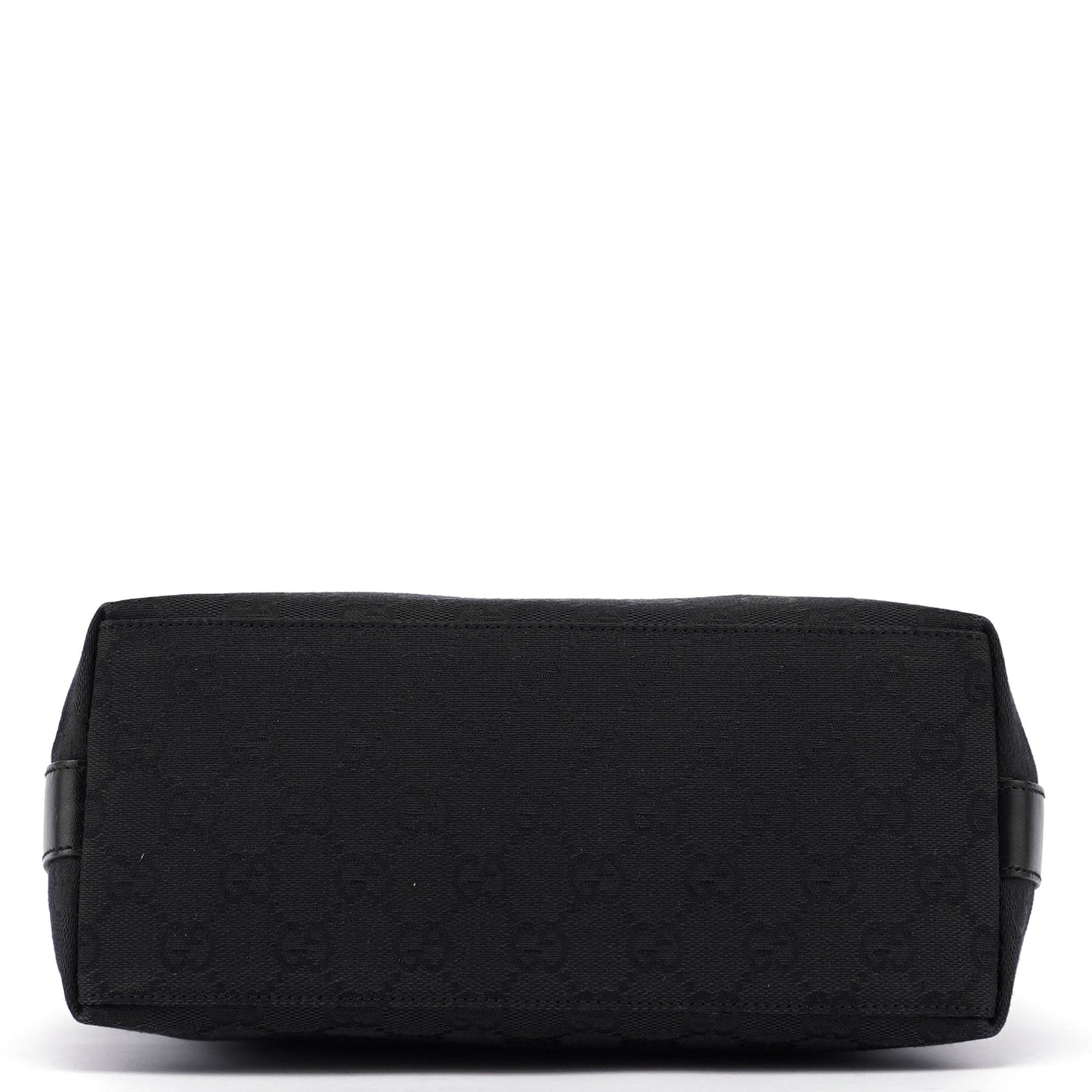 Black GG Canvas Shoulder Bag