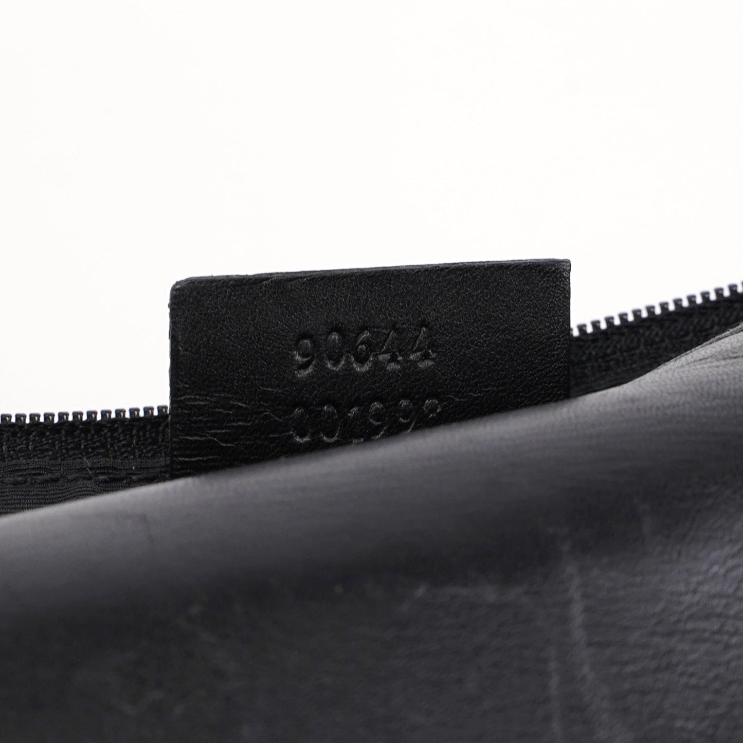 Black GG Drawstring Shoulder Bag