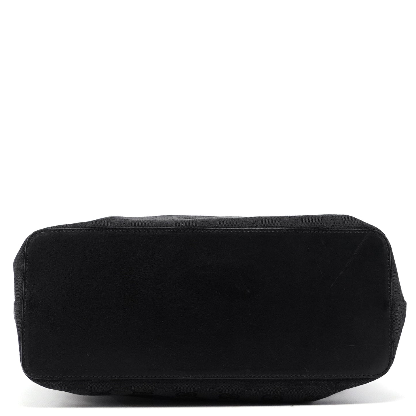 Black GG Drawstring Shoulder Bag