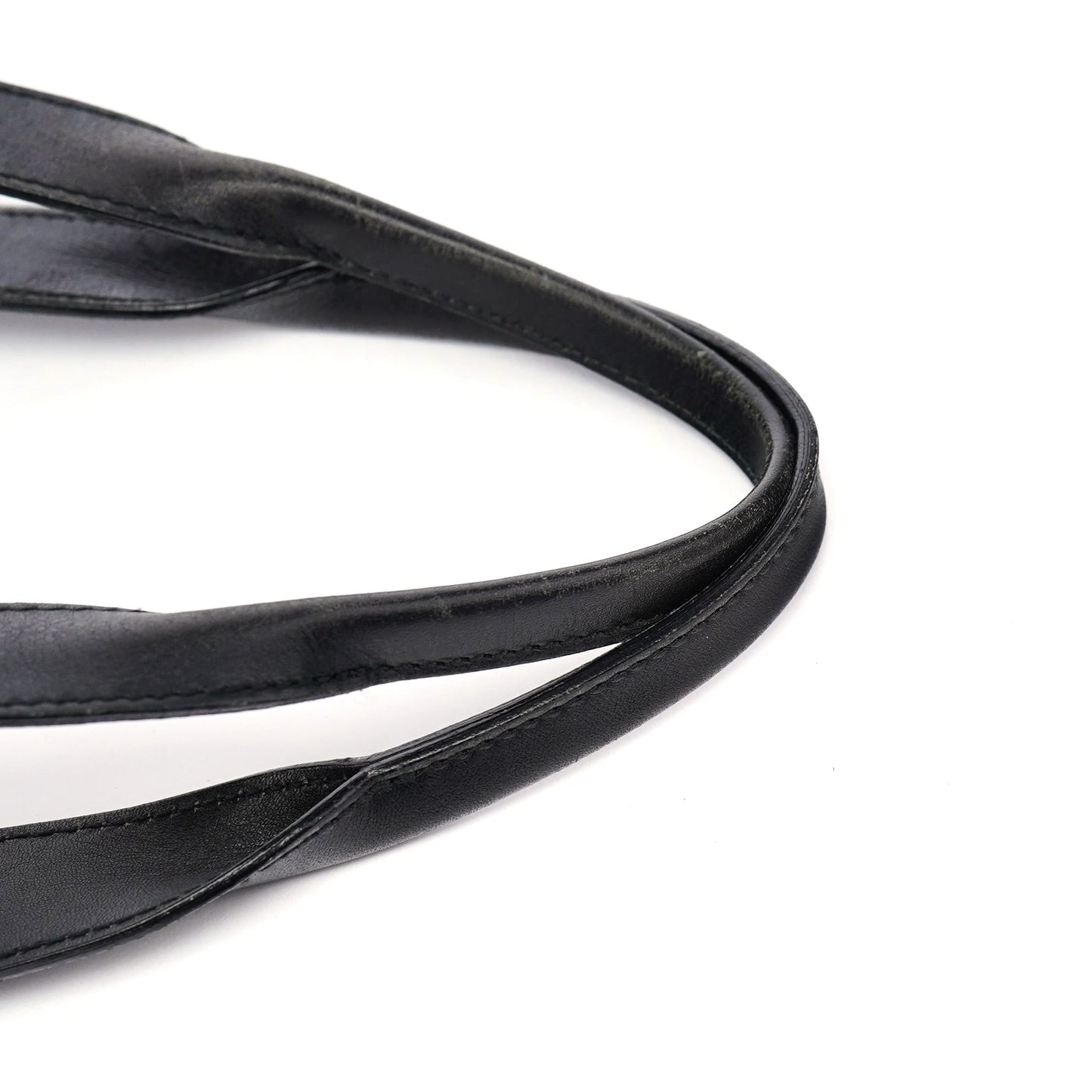 Black GG Drawstring Tote Bag