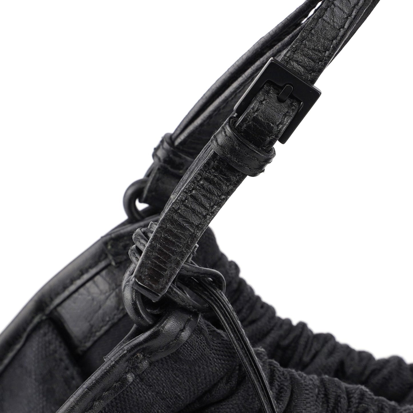 Black GG Dual Handle Bag