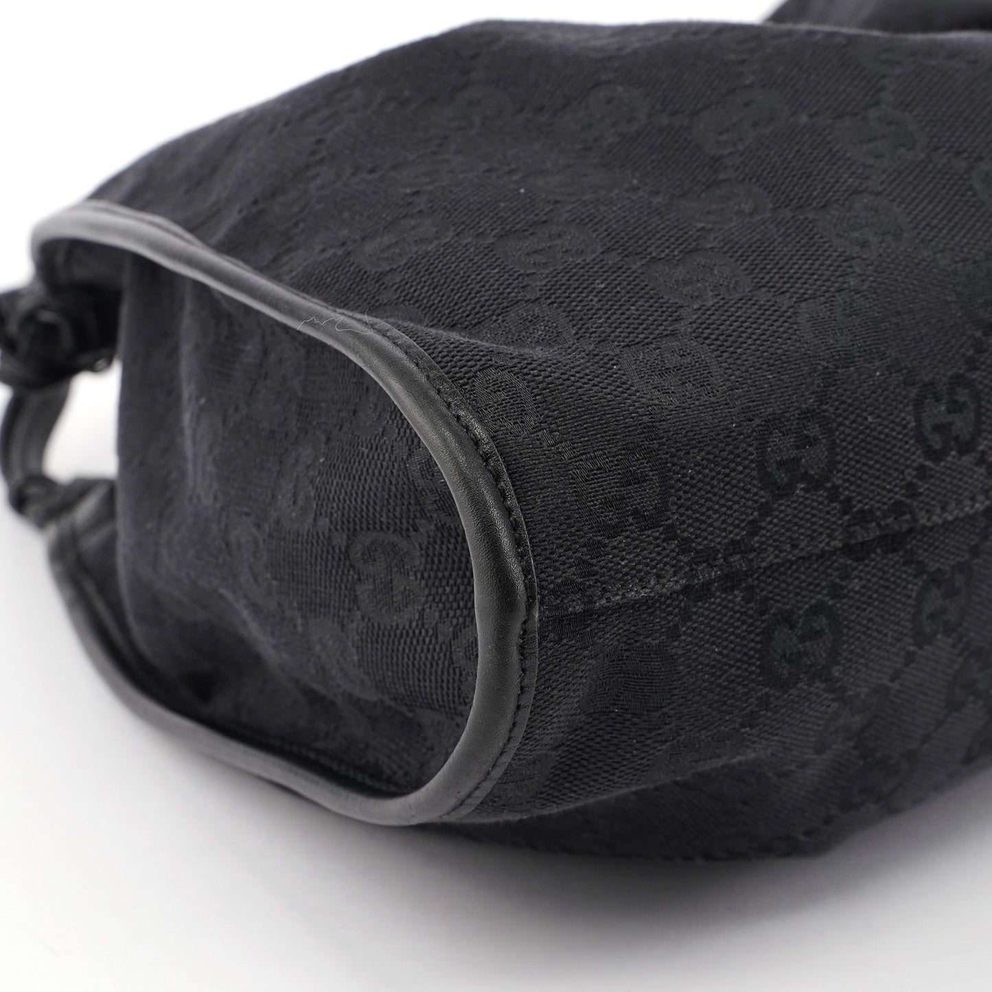Black GG Dual Handle Bag