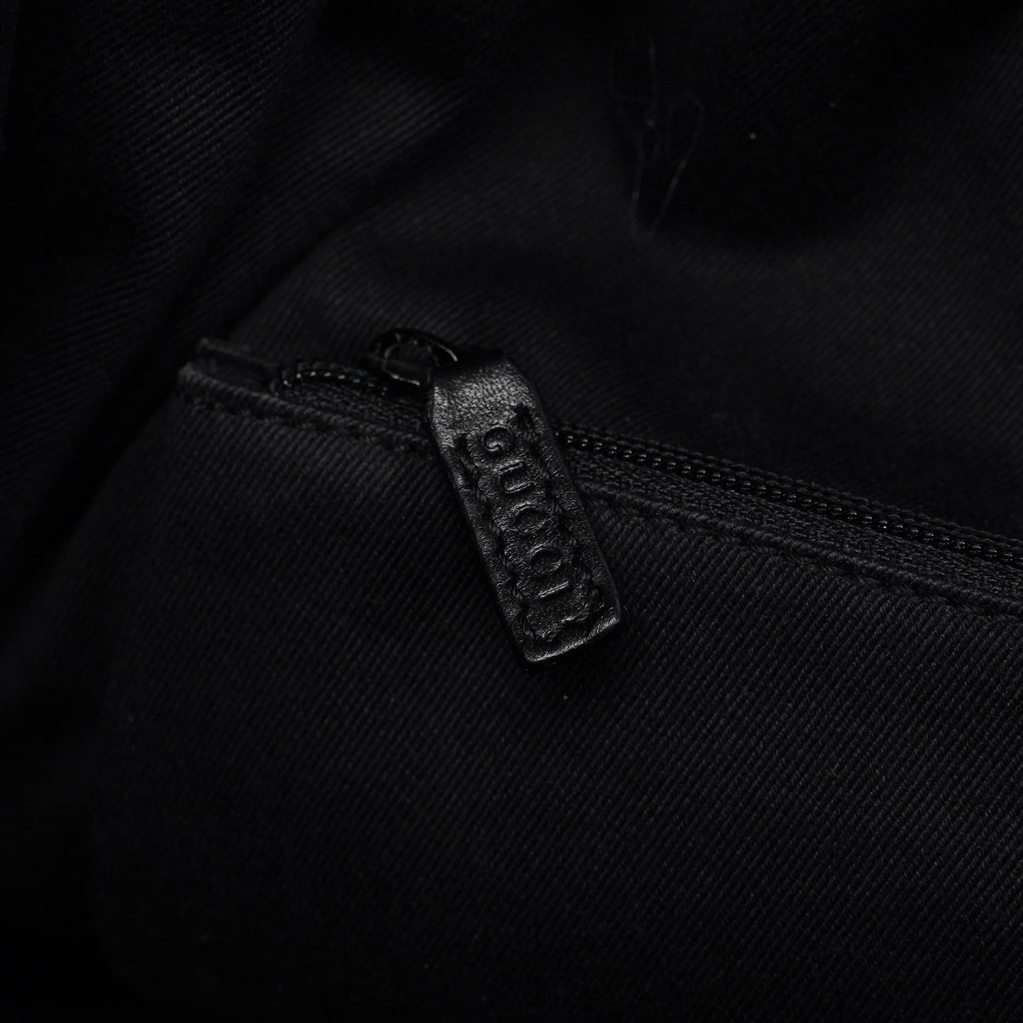 Black GG Dual Handle Bag