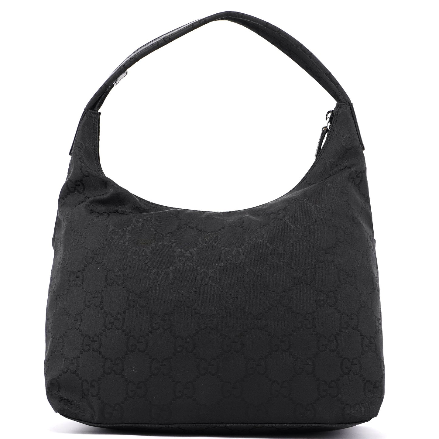 Black GG Dual Pocket Shoulder Bag