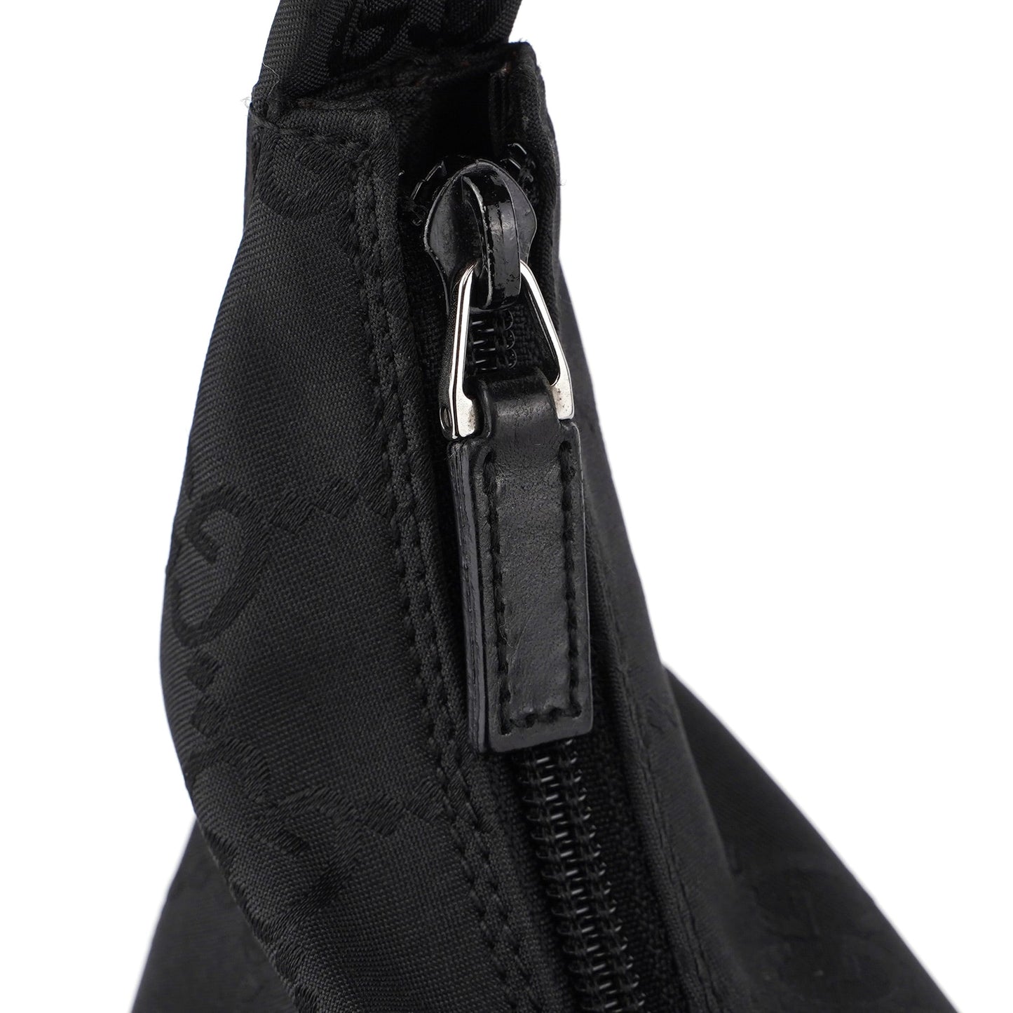 Black GG Dual Pocket Shoulder Bag