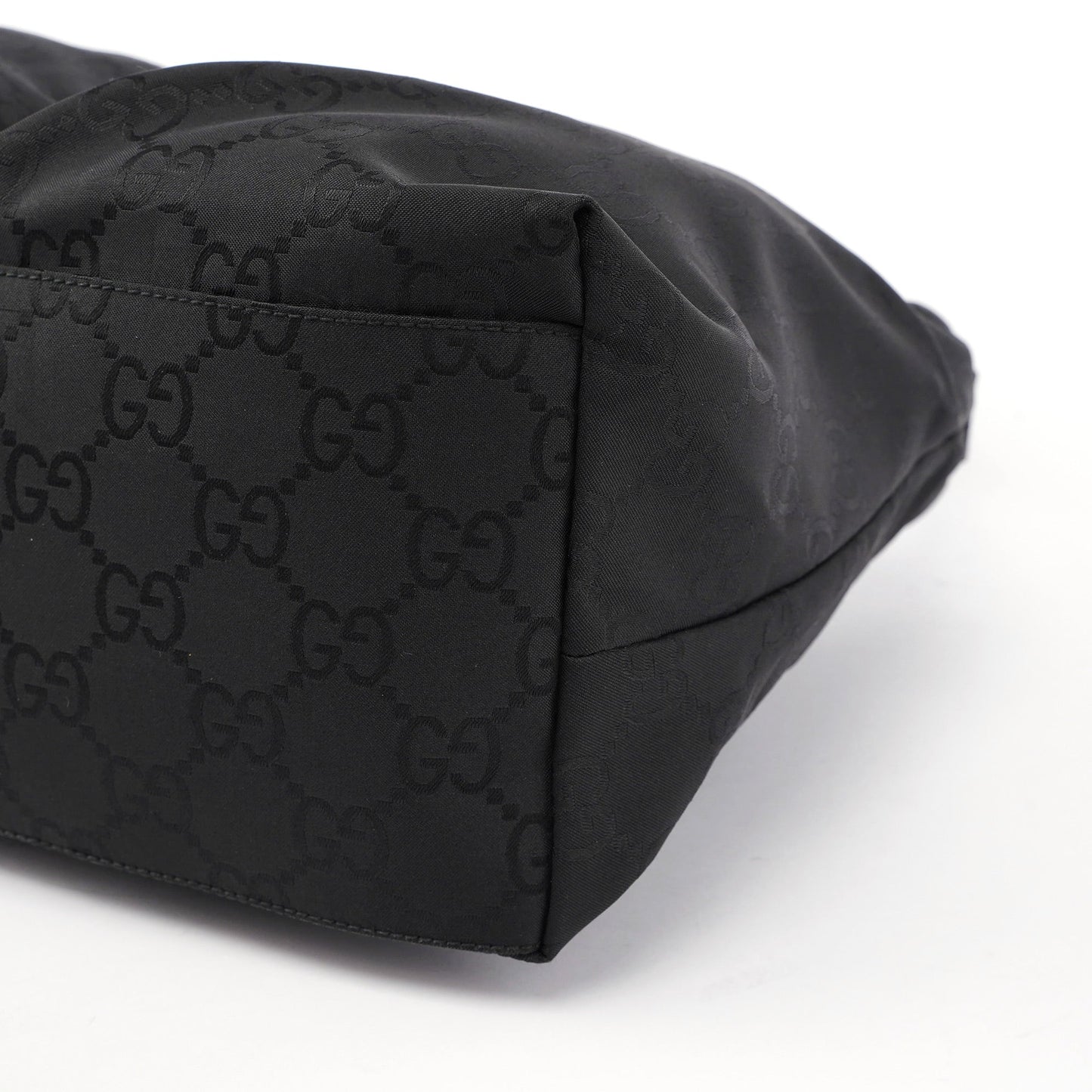 Black GG Dual Pocket Shoulder Bag