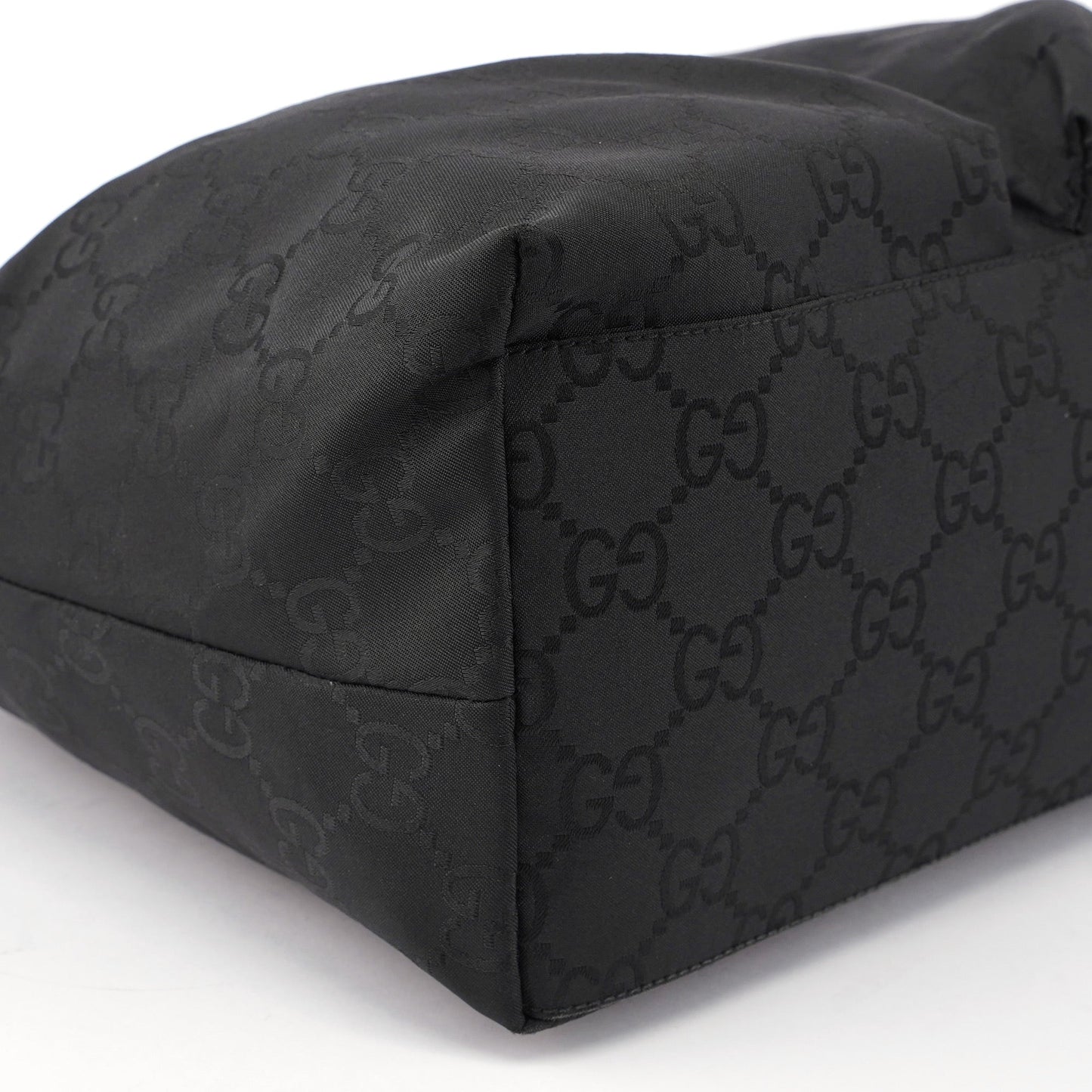 Black GG Dual Pocket Shoulder Bag