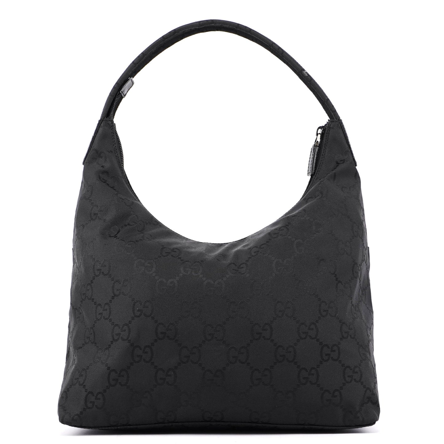 Black GG Dual Pocket Shoulder Bag
