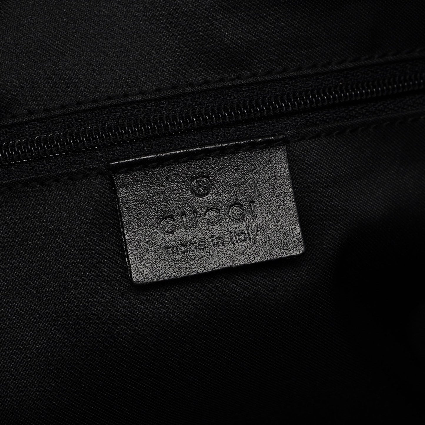 Black GG Dual Pocket Shoulder Bag