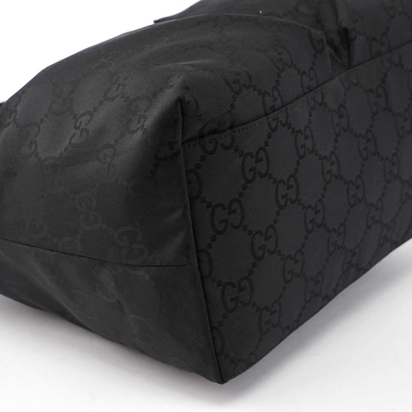 Black GG Dual Pocket Shoulder Bag