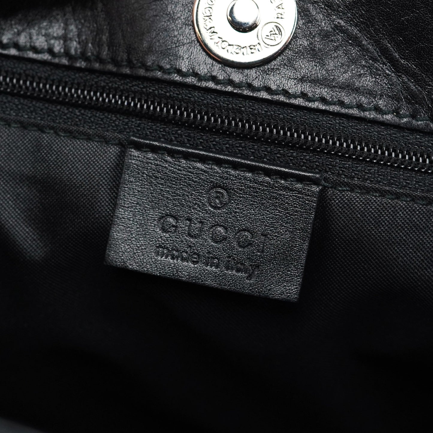 Black GG Dual Pocket Shoulder Bag