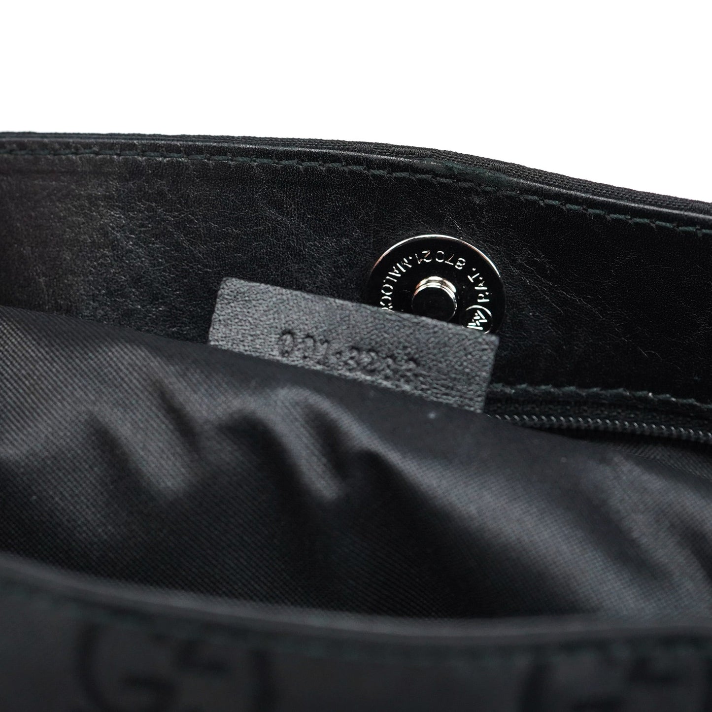Black GG Dual Pocket Shoulder Bag