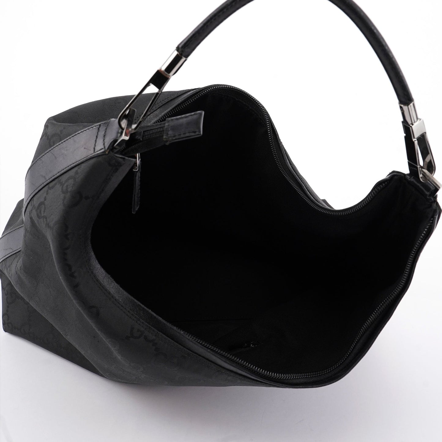 Black GG Hobo Shoulder Bag
