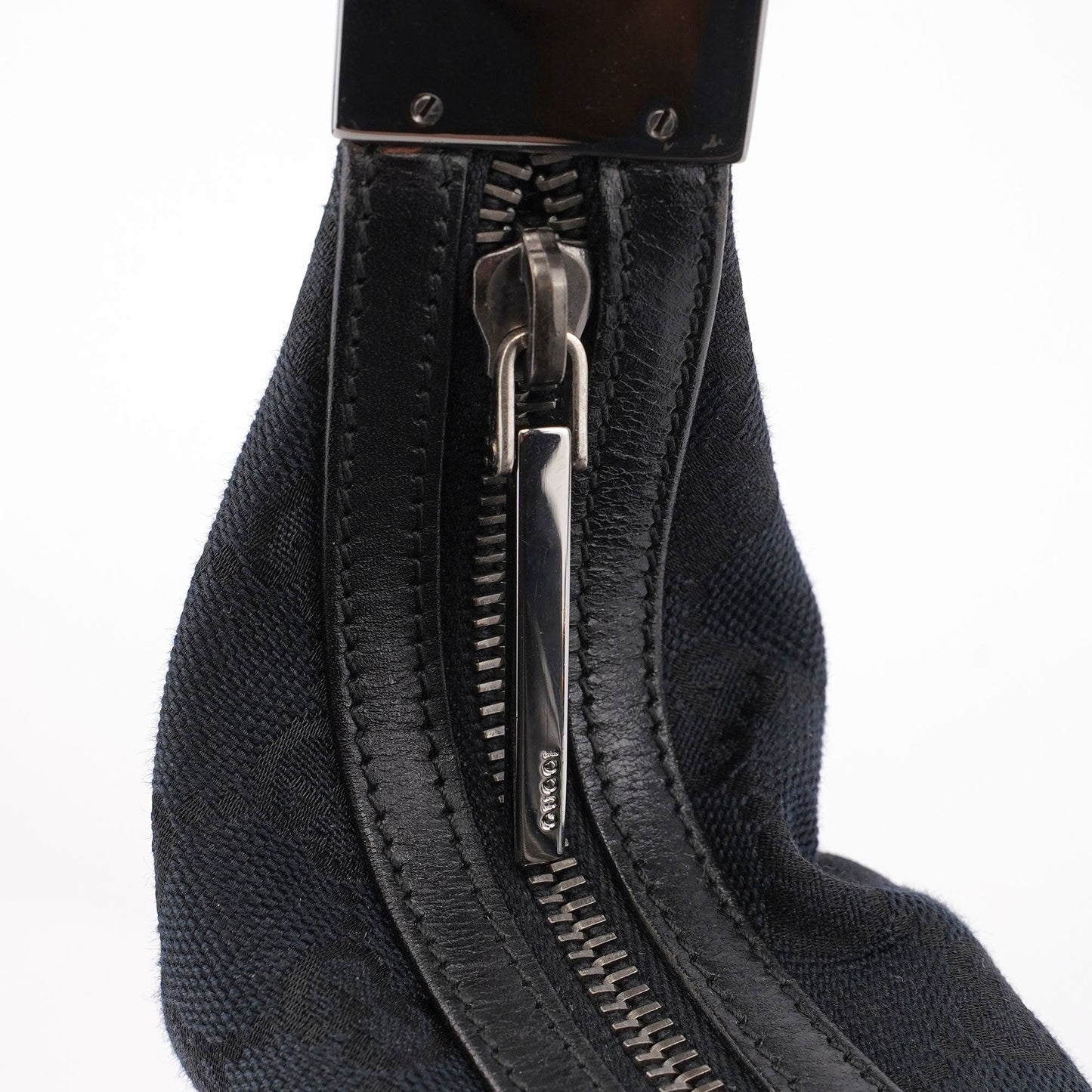 Black GG Hobo Shoulder Bag