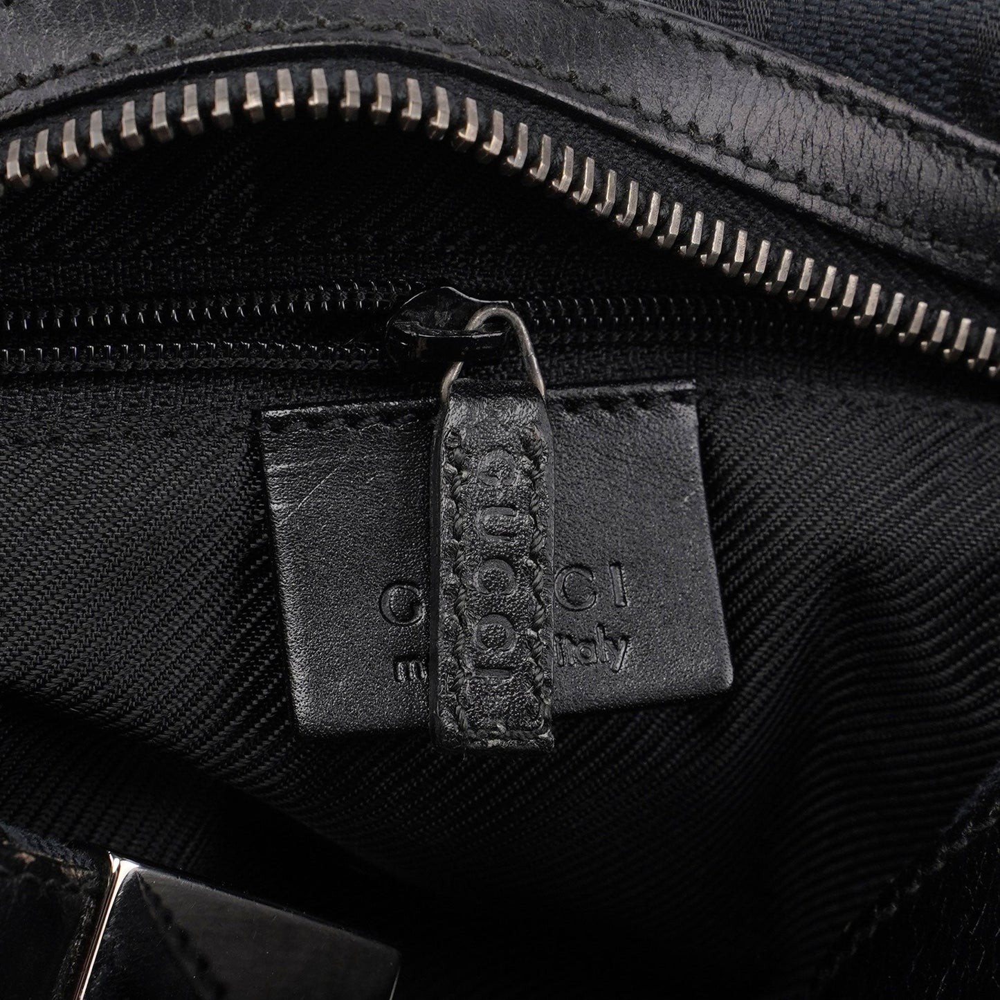 Black GG Hobo Shoulder Bag