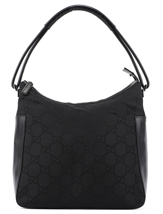 Black GG Hobo Shoulder Bag