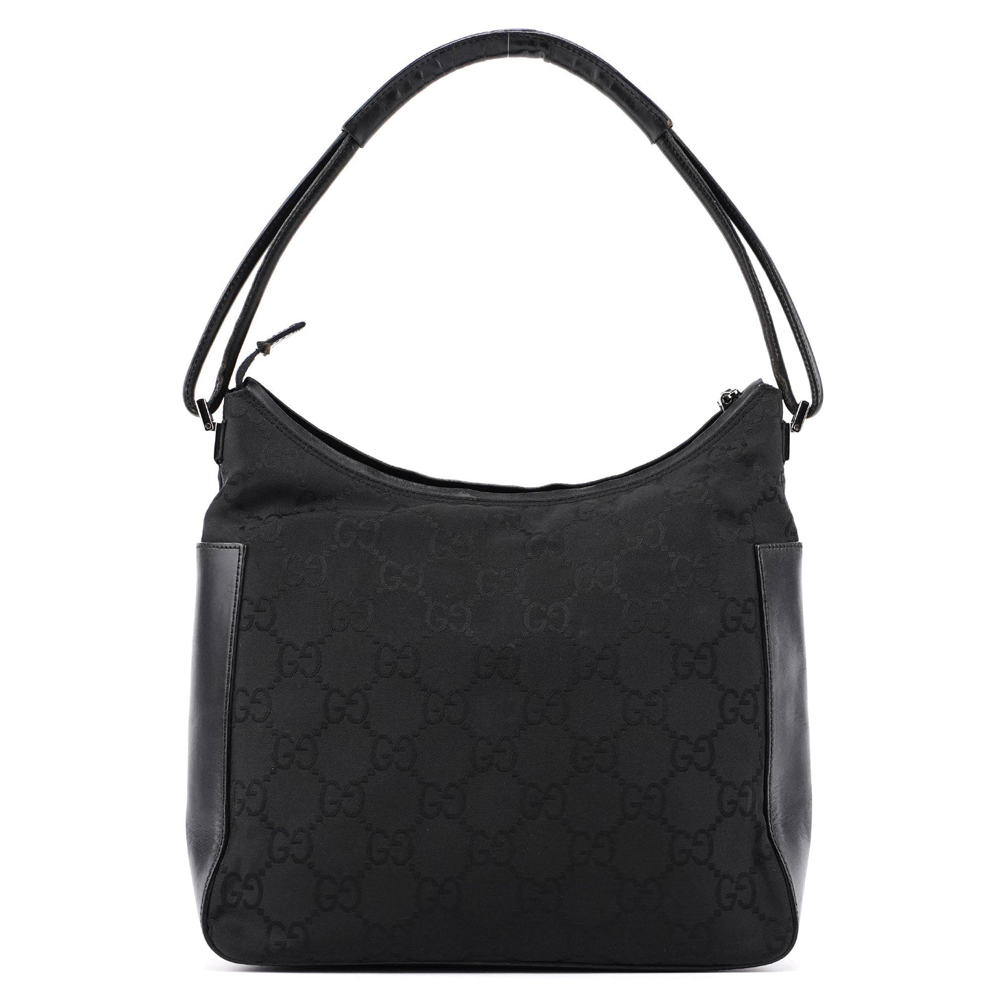 Black GG Hobo Shoulder Bag