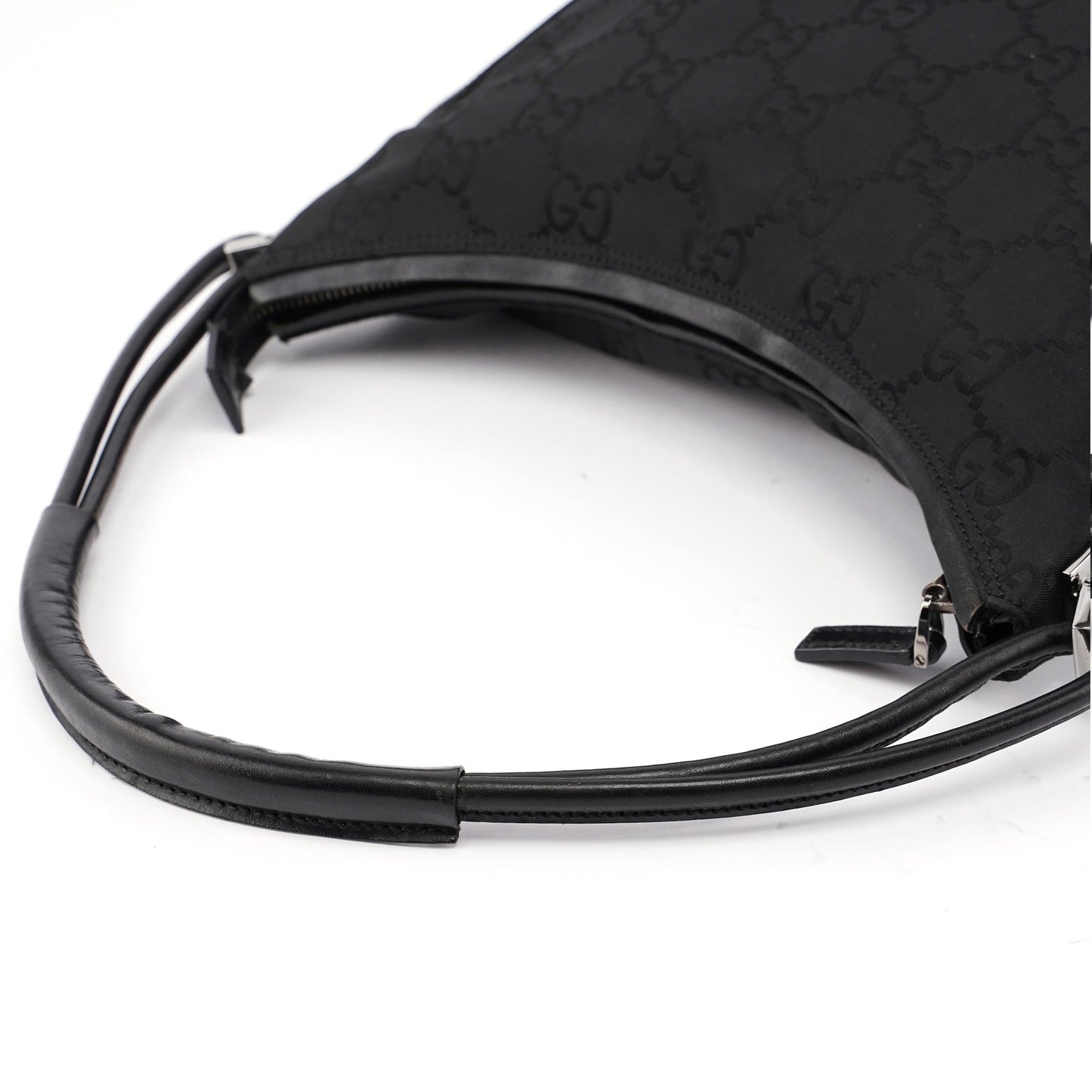 Black GG Hobo Shoulder Bag
