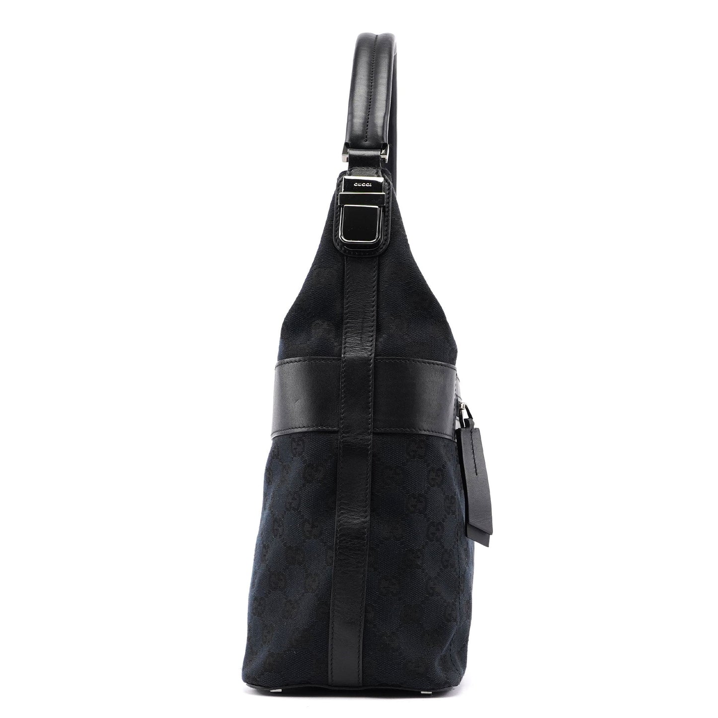Black GG Hobo Shoulder Bag