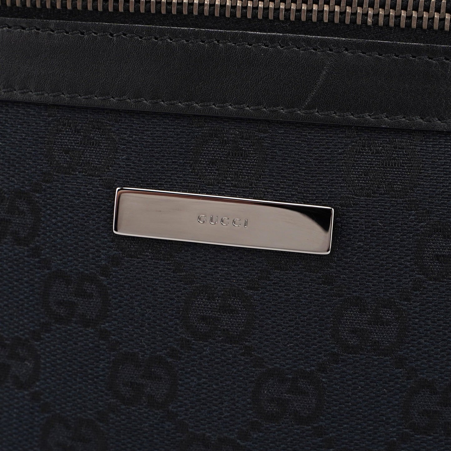 Black GG Hobo Shoulder Bag