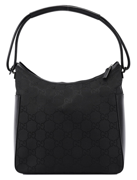 Black GG Hobo Shoulder Bag