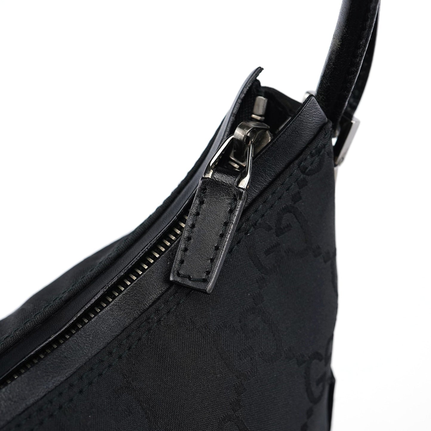 Black GG Hobo Shoulder Bag