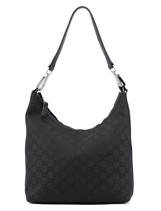 Black GG Hobo Shoulder Bag