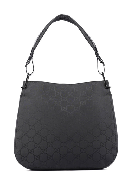 Black GG Hobo Shoulder Bag