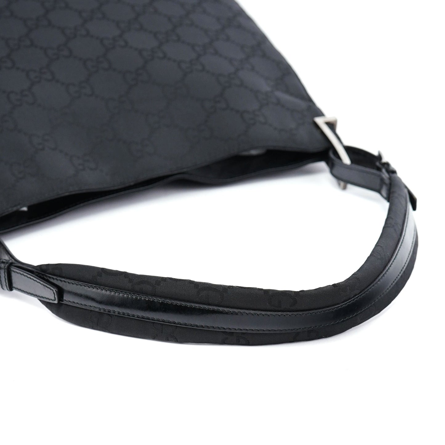 Black GG Hobo Shoulder Bag