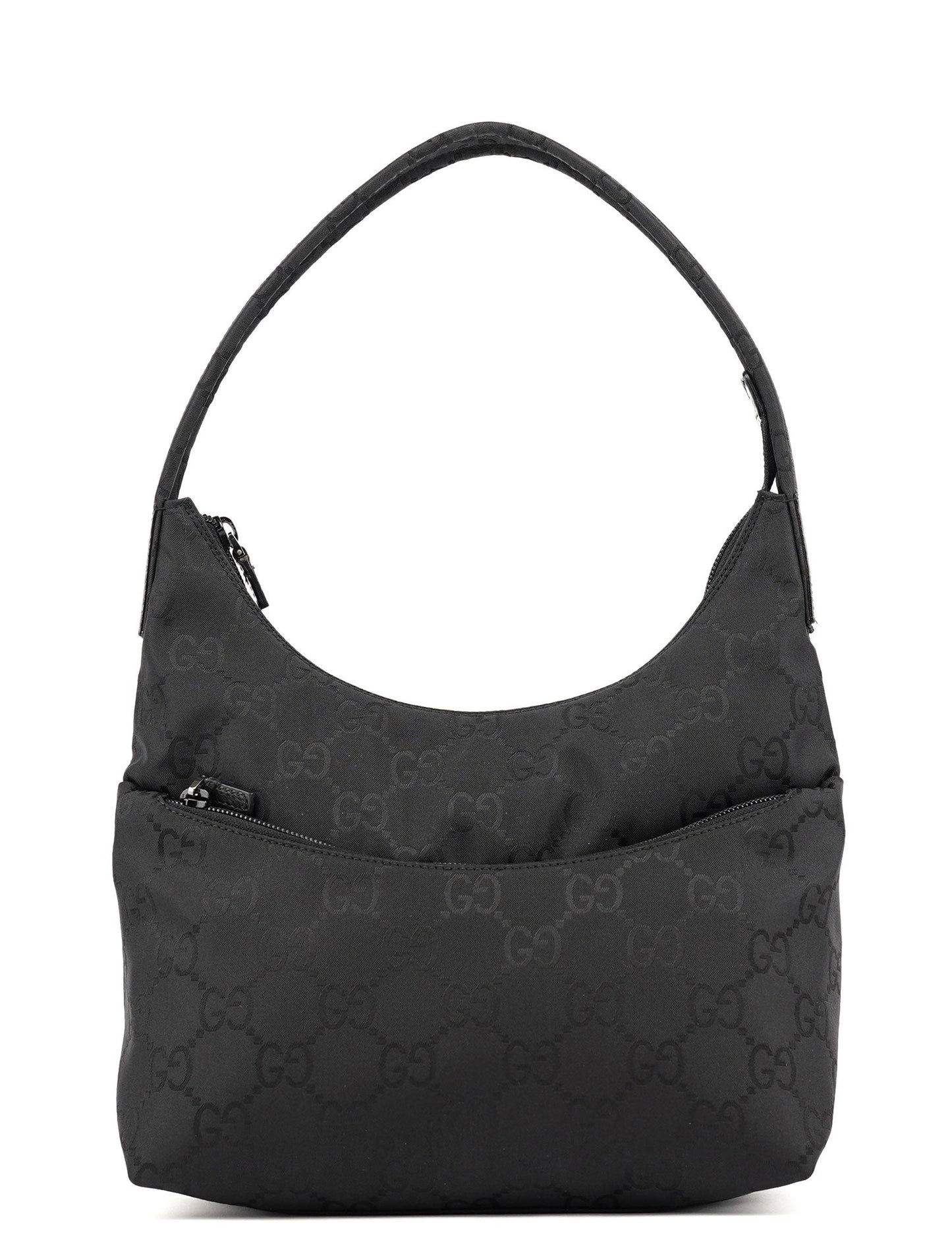 Black GG Hobo Shoulder Bag