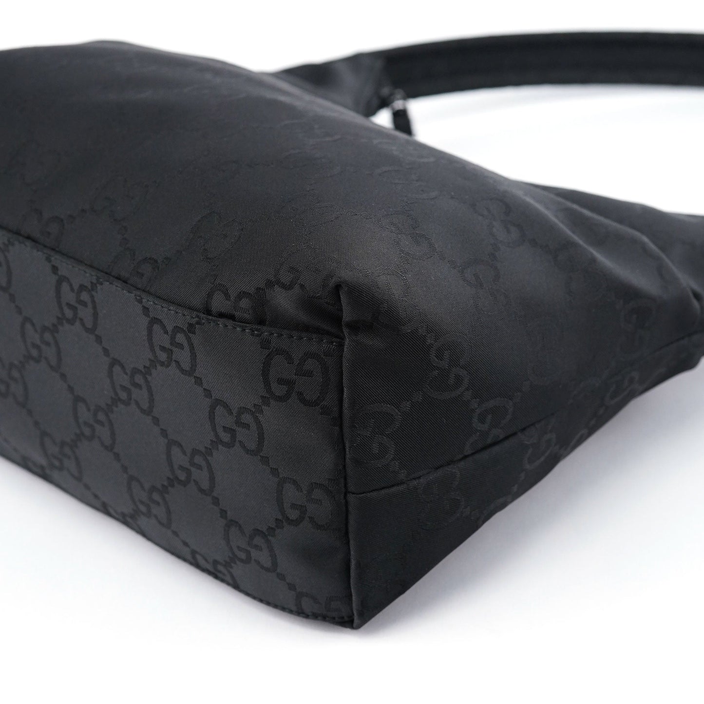 Black GG Hobo Shoulder Bag