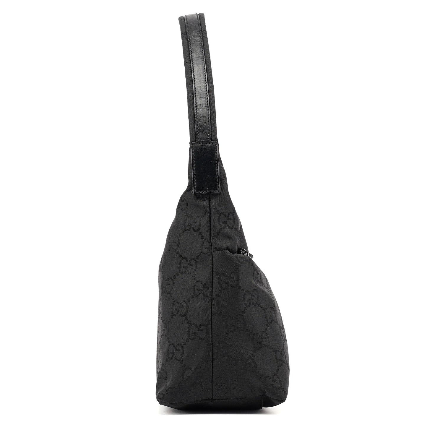Black GG Hobo Shoulder Bag