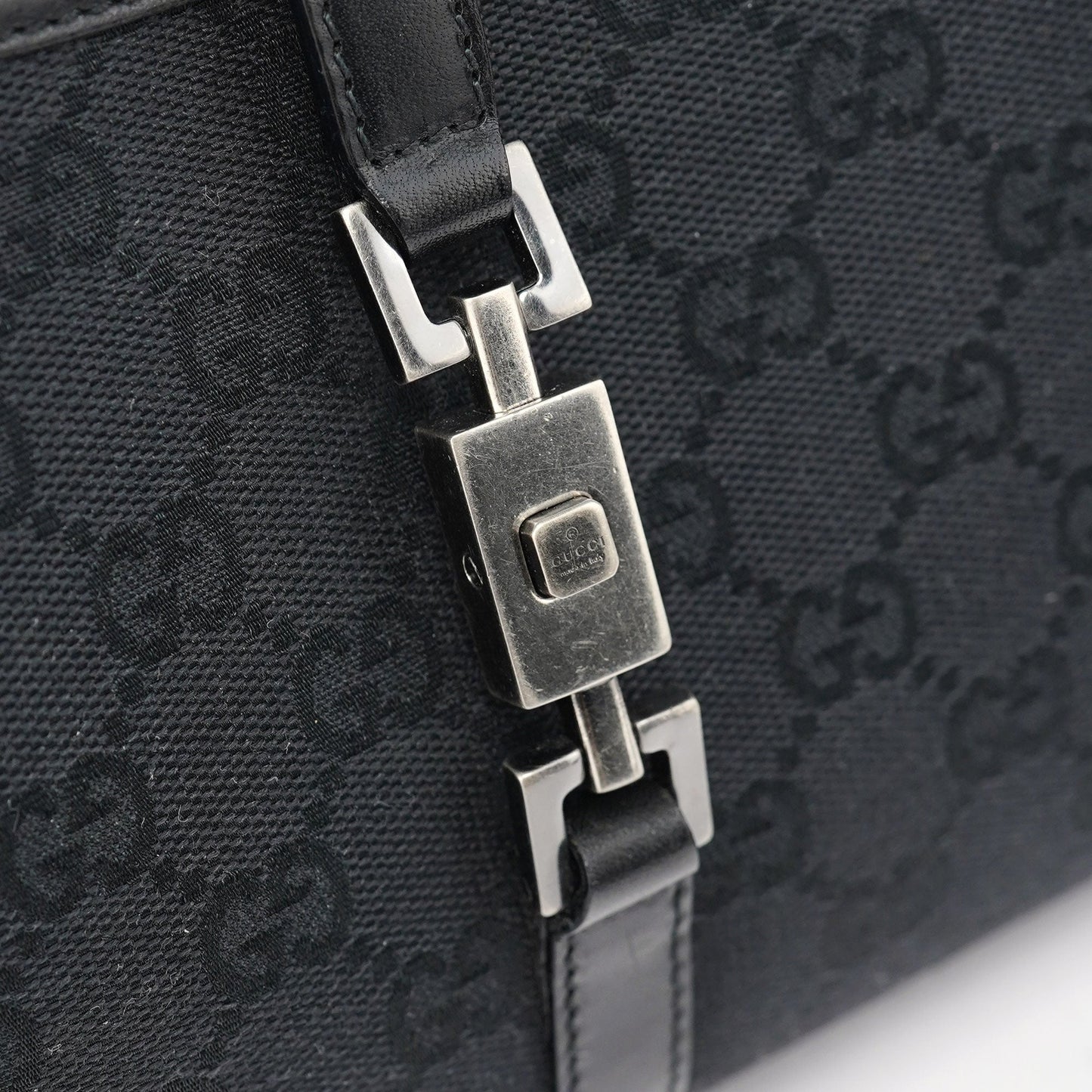 Black GG Jackie Shoulder Bag