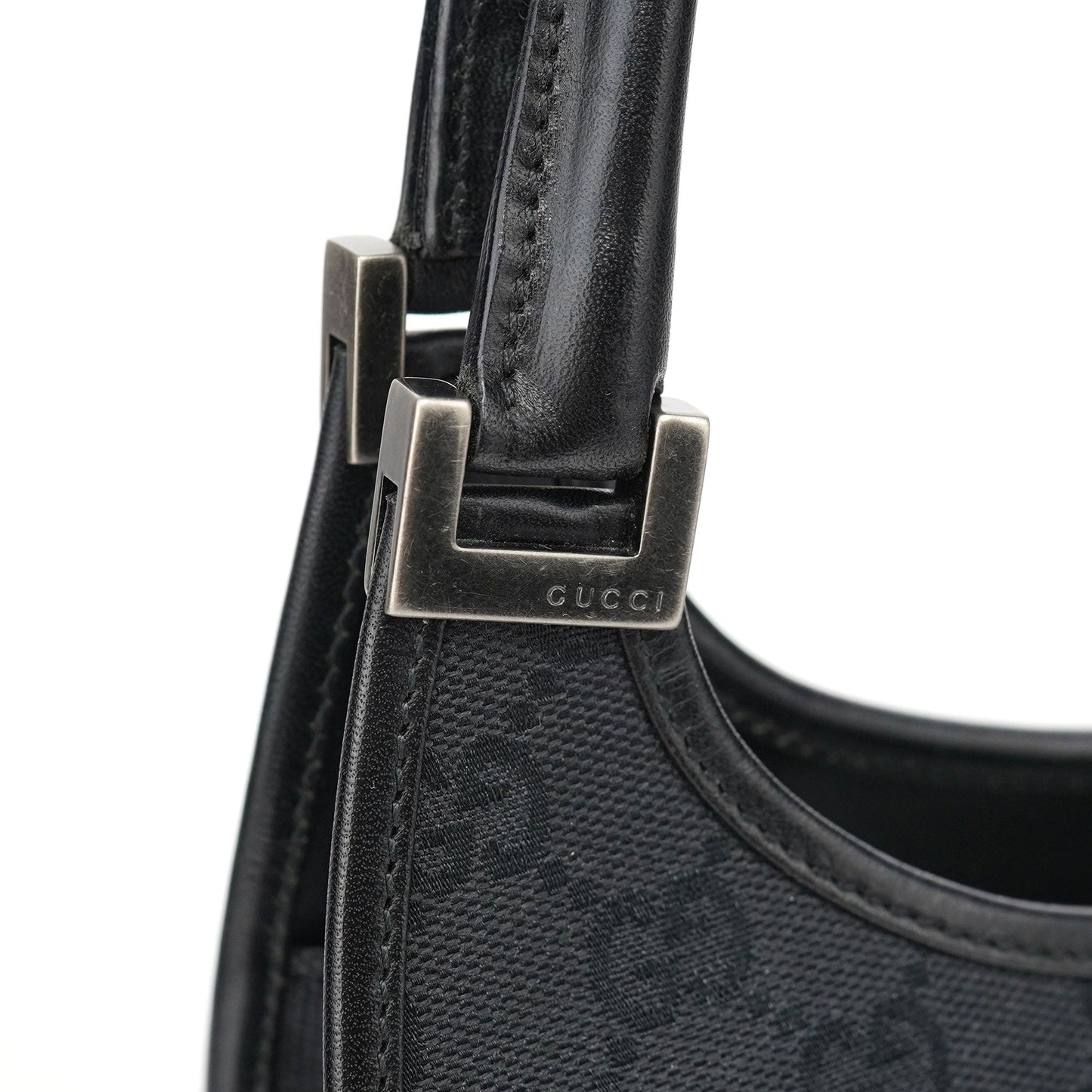 Black GG Jackie Shoulder Bag