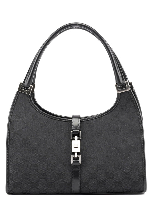 Black GG Jackie Shoulder Bag