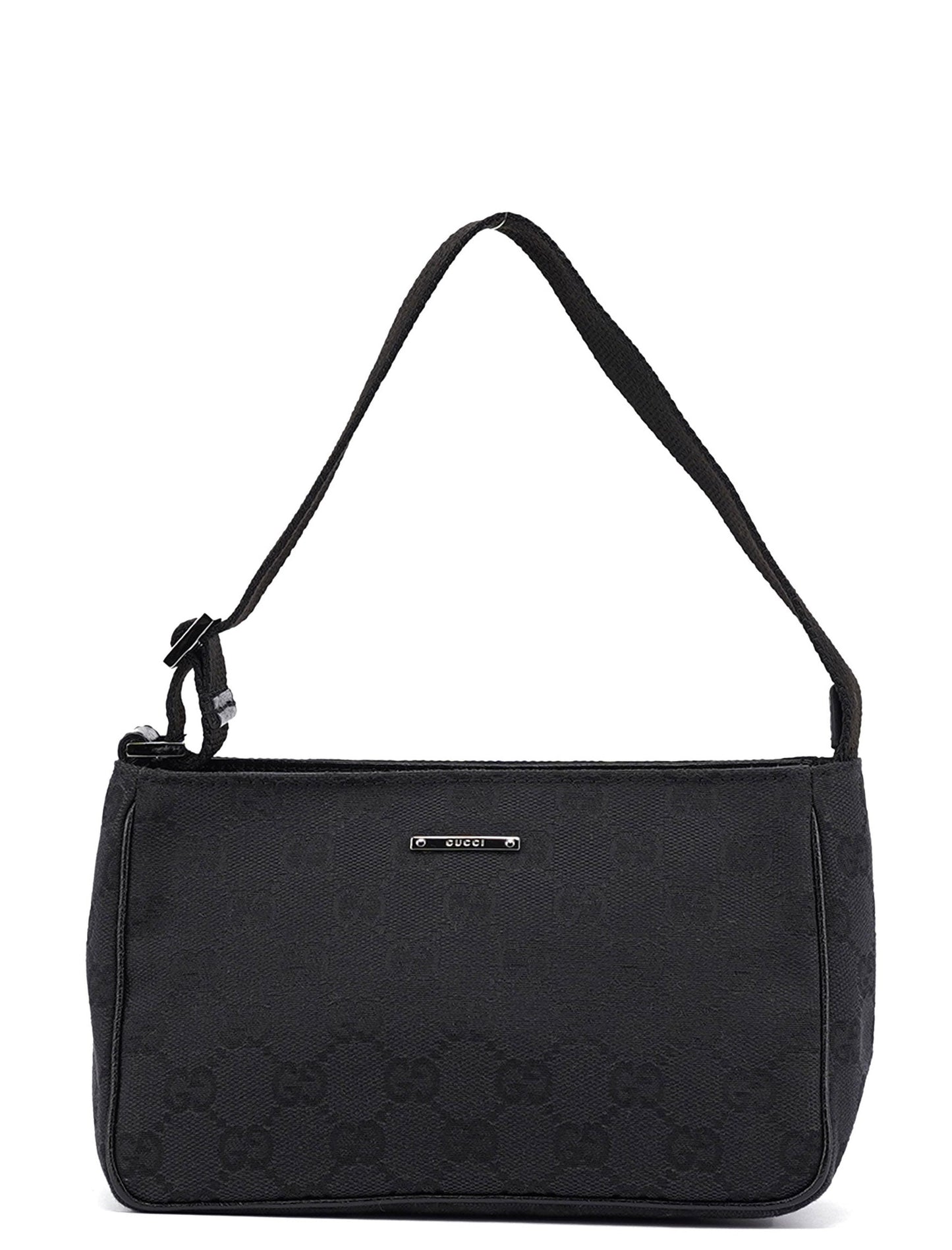 Black GG Mini Hobo Bag