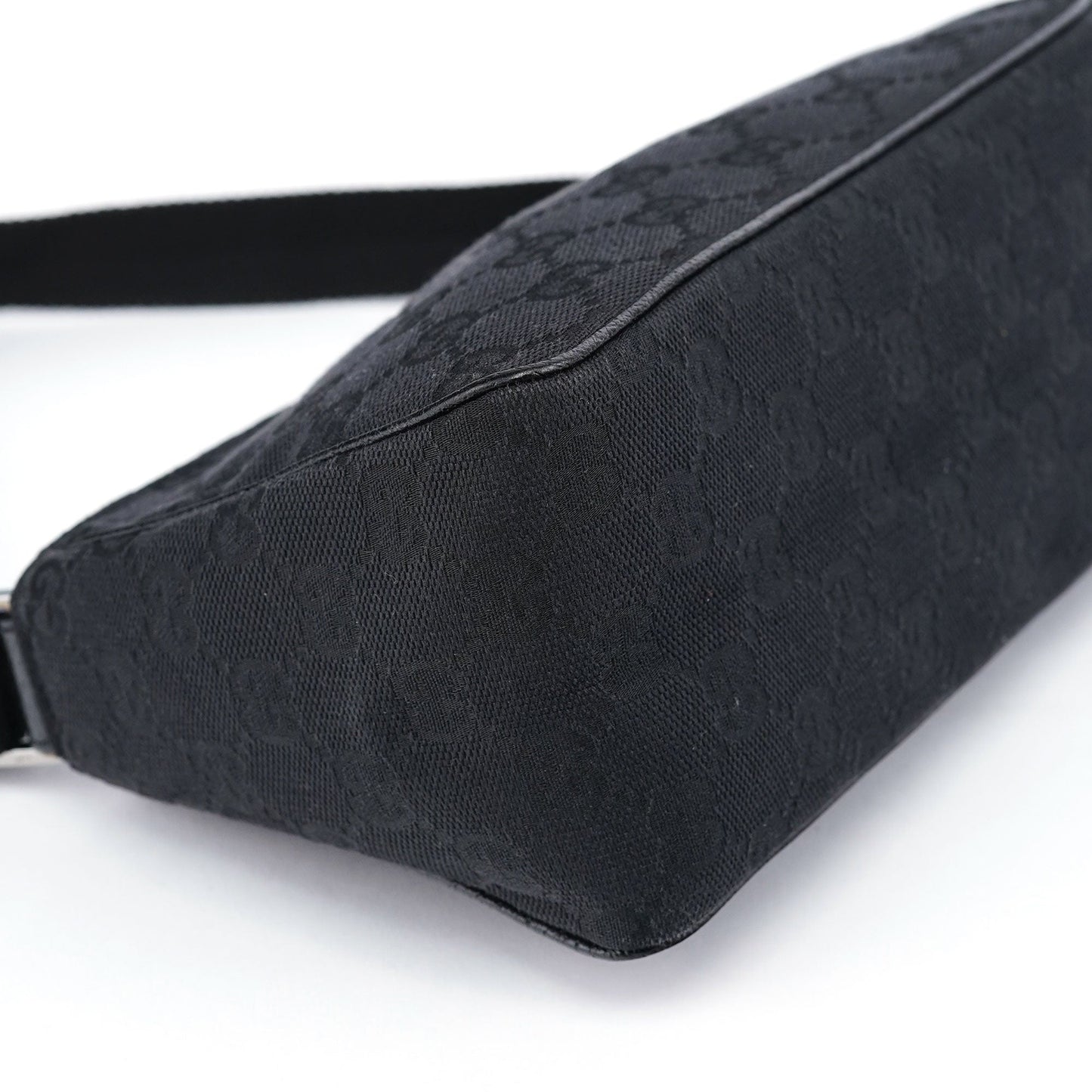 Black GG Mini Hobo Bag