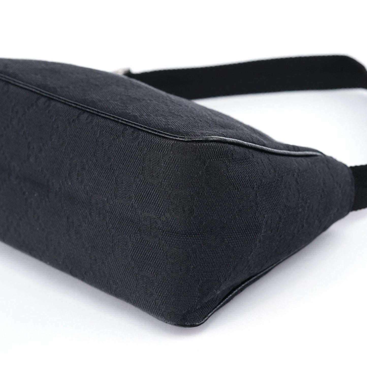 Black GG Mini Hobo Bag