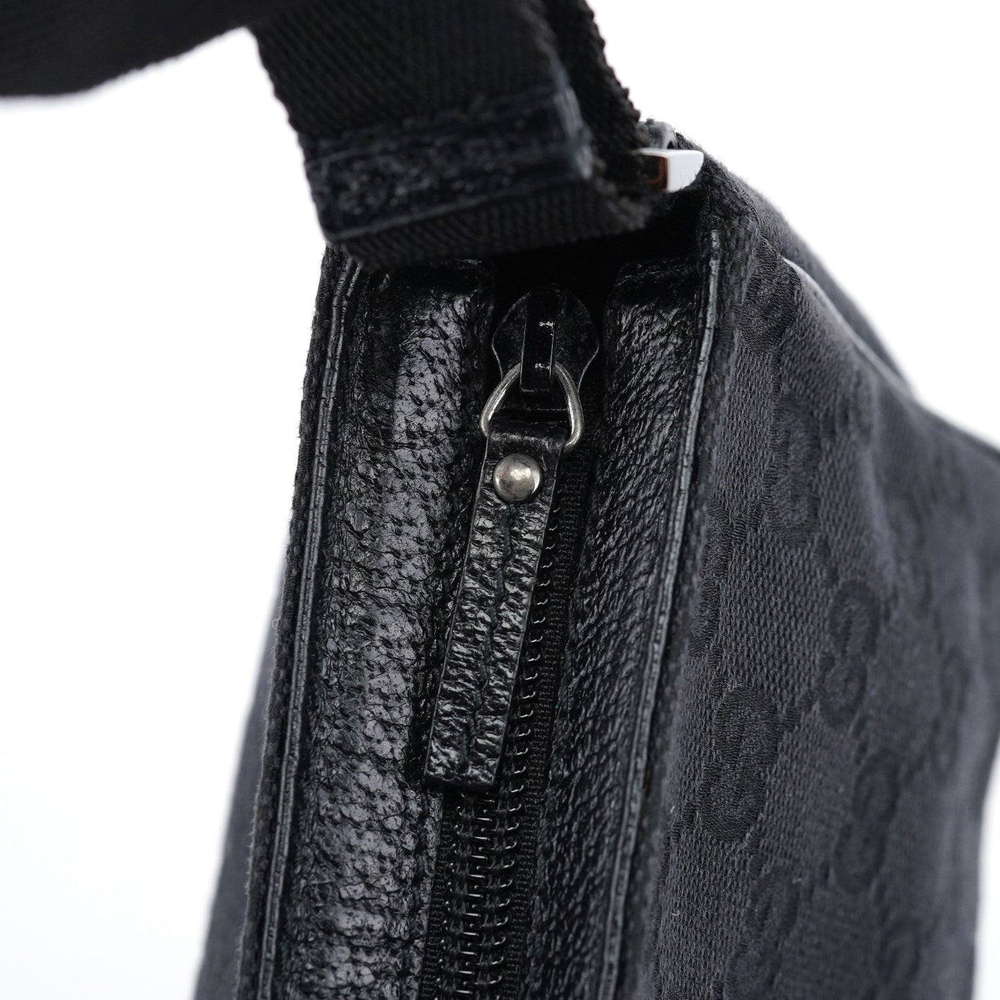 Black GG Mini Hobo Bag