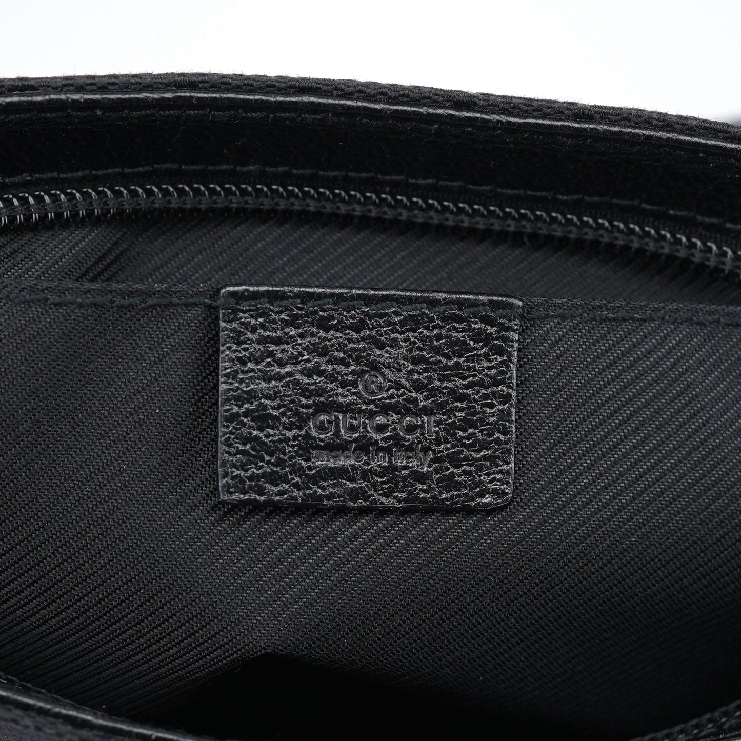 Black GG Mini Hobo Bag