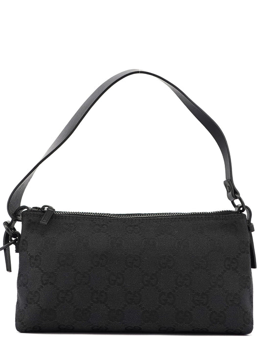 Black GG Mini Hobo Bag