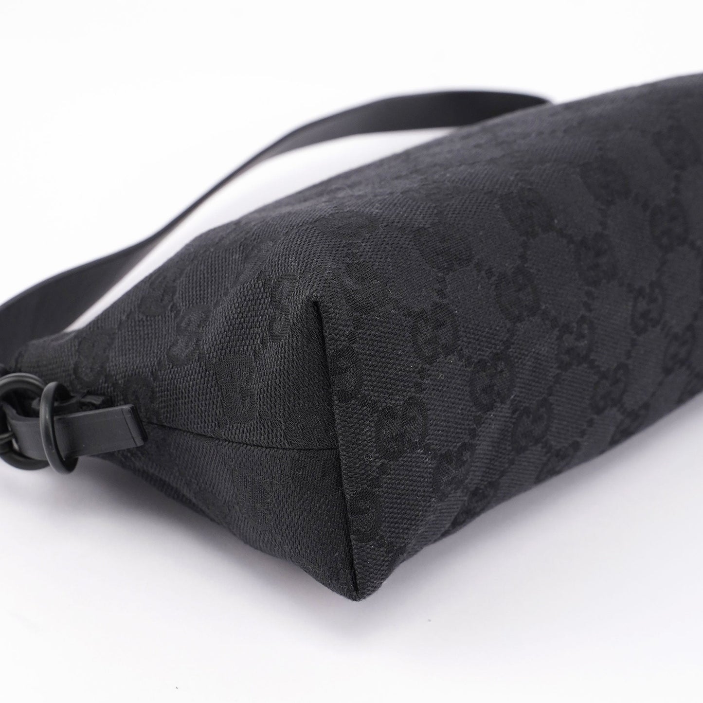 Black GG Mini Hobo Bag