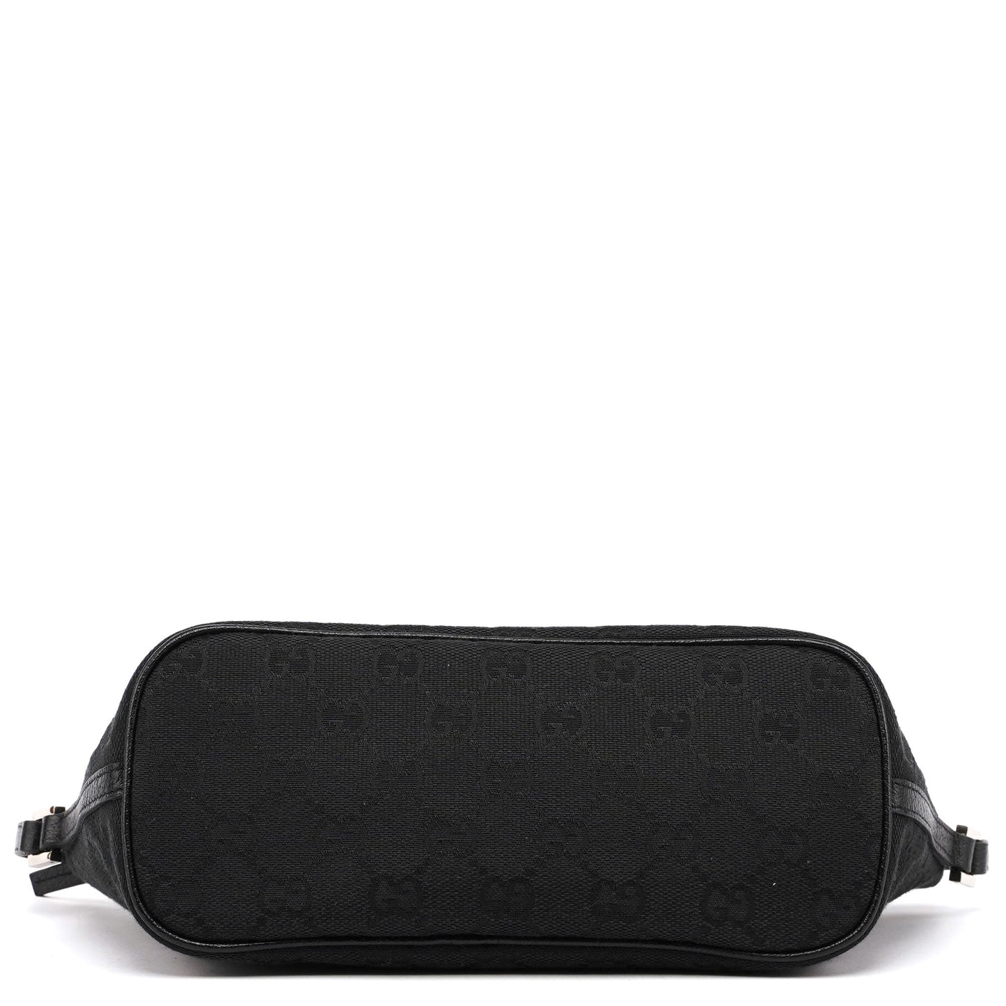 Black GG Monogram Canvas Boat Pochette