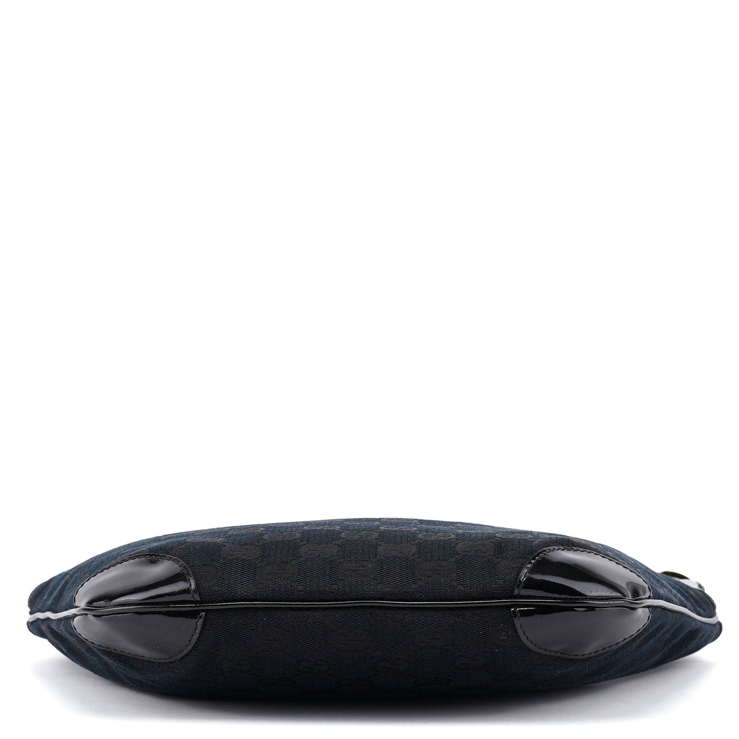 Black GG Patent Leather Shoulder Bag