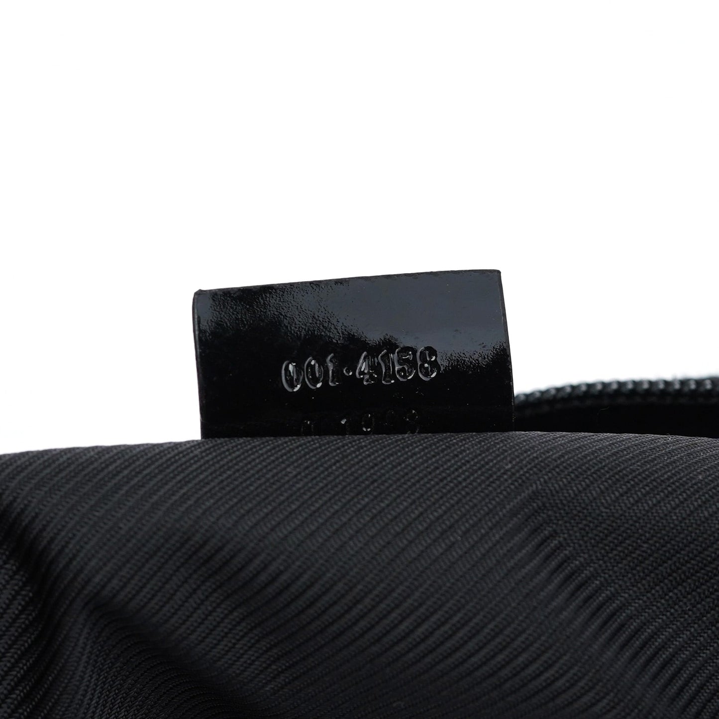 Black GG Patent Leather Shoulder Bag