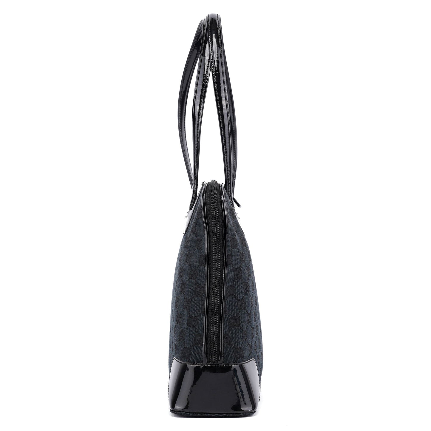 Black GG Patent Leather Tote Bag