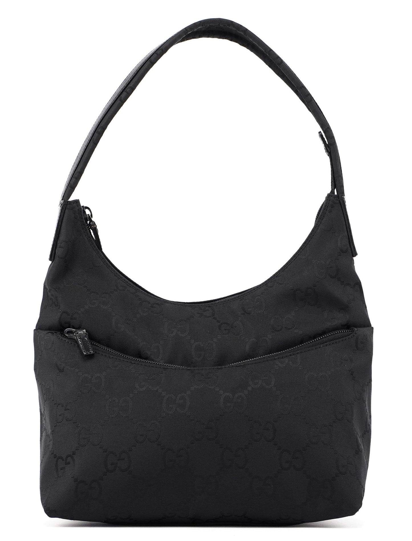 Black GG Pocket Shoulder Bag